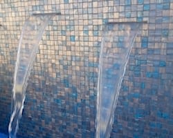 Alkimos pool water feature Perth 3